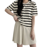 Artse Mnl Button Stripe Shorts Set