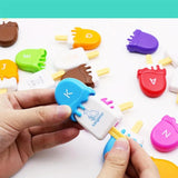 The Kiddie Concept Ice Cream Alphabet Matching Toy