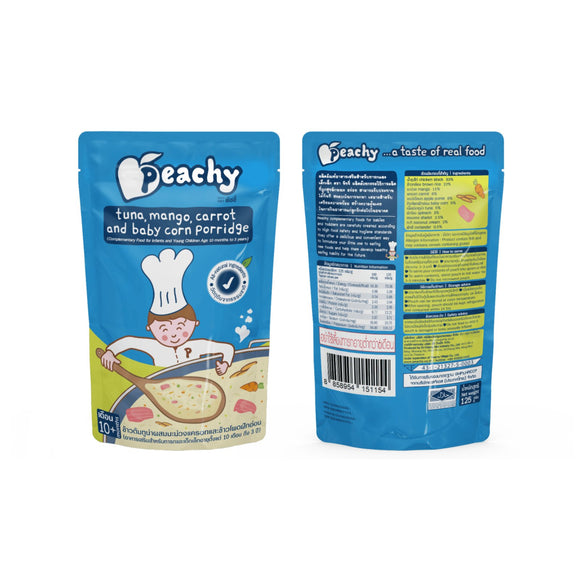 Peachy Baby - Tuna, Mango, Carrot & Baby Corn Porridge (10 MONTHS UP)