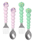 Melii - Stainless Steel Spoon & Fork Set with Case