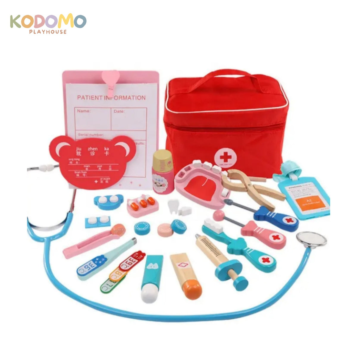 Kodomo Playhouse - Wooden Doctor Set – Urban Essentials Philippines