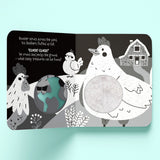 Hinkler Explore High Contrast Moo Moo! Touch and Feel Board Book