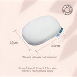Autumnz Tencel Newborn Memory Foam Dimple Pillow (COVER)