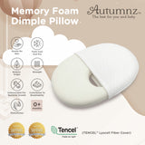 Autumnz Newborn Memory Foam Dimple Pillow with Tencel Cover