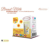 Autumnz Double Ziplock Breastmilk Storage Bags with Thermal Sensor (28's)