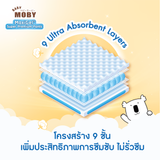 Moby Maxigel Premium Diaper Pants - LARGE (38+4pcs)