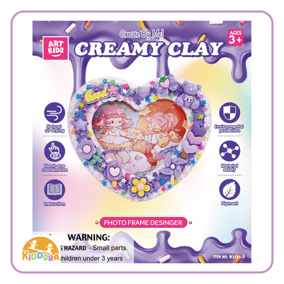 Kiddora - ArtKids Creamy Clay Photo Frame Designer