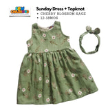 Sew Childhood - Sunday Dress + TopKnot (12-18 Months)