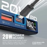 Promate TransPack-5 Transparent 15W MagSafe Wireless Charging Power Bank