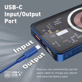 Promate TransPack-5 Transparent 15W MagSafe Wireless Charging Power Bank