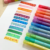 Ooly - Switch-Eroo Sparkle Glittery Color Changing Markers (Set of 12)