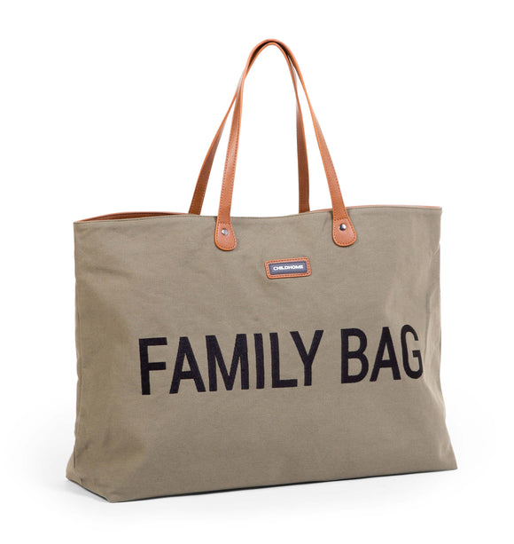 Childhokme Family Bag Nursery Bag- Canvas Khaki