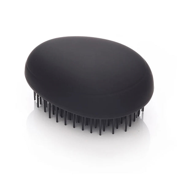 KENT Pebble Detangling Brush in Matt Black