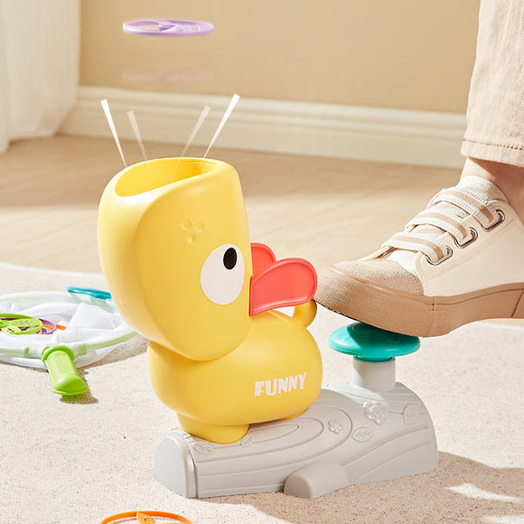 Little Fat Hugs - Duck Flying Disc Toy (Yellow)