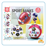 Kiddora - ArtKids Sports Coin Bank