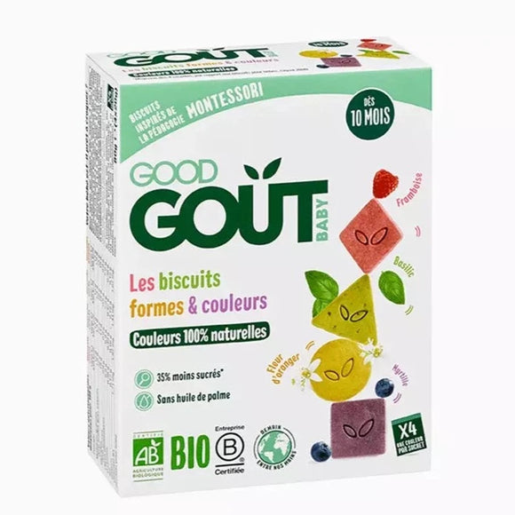 Good Gout - Colors and Shapes Biscuits 80g (10mos)