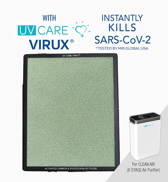 Uv Care Clean Air Purifier (6 Stages) - Replacement Filter W/ Medical Garde H13 Hepa Filter