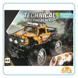 Kiddora - Monster Truck Bricks with Remote Control