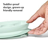 OXO Tot Stick And Stay Suction Divided Plate