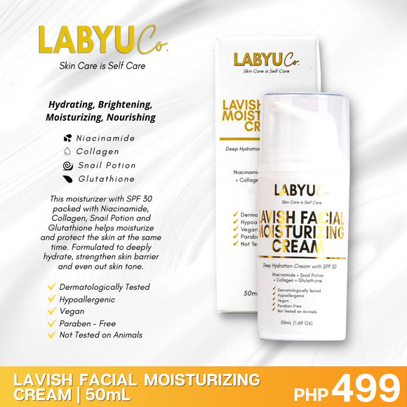 LABYU Co. Lavish Facial Moisturizing Cream with SPF 30