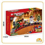 Kiddora - Christmas Train Building Blocks Set