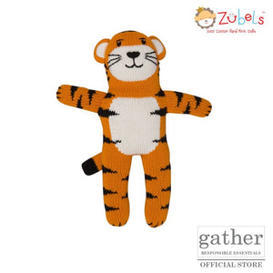 Zubels - Kai the Tiger Hand-Knit Rattle