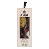 KENT Tortoiseshell Effect Soft Natural Bristle Baby Brush and Comb Set