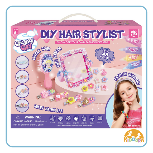 Kiddora - ArtKids Creamy Clay DIY Hairstylist