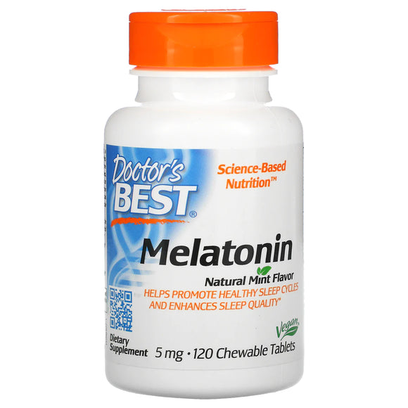 Doctor's Best - Melatonin Natural Mint Flavor (120 Tablets)