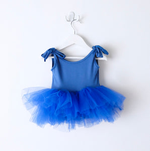 Style Me Little - Le Ballerine Sapphire Blue Bébé Dress (6mos)