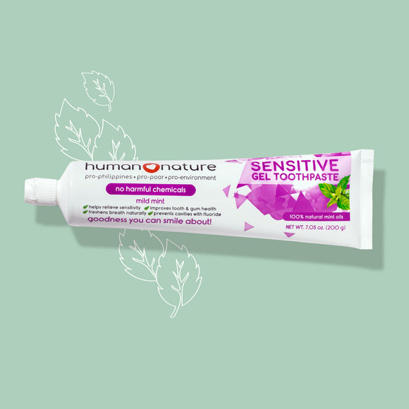 Human Nature Natural Sensitive Gel Toothpaste 200g – Urban Essentials ...