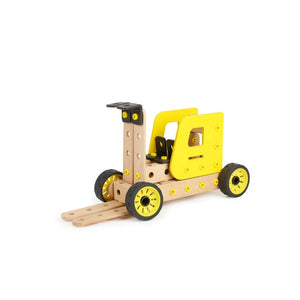 Anko Wooden Forklift and Digger Build Set