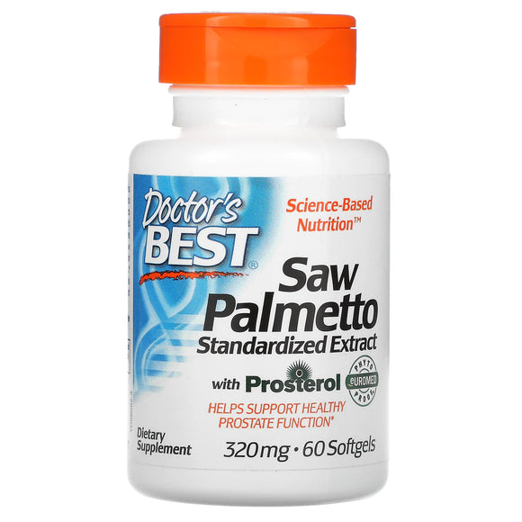 Doctor's Best Saw Palmetto with Prosterol (60 Softgels)