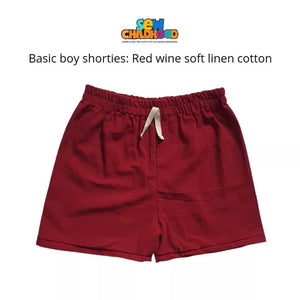 Sew Childhood - Basic Boys Shorties (1yr)