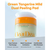 ClearDea Green Tangerine Mild Dual Peeling Pad