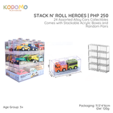 Kodomo Playhouse - Stack N' Roll Heroes Diecast Pull Back Cars