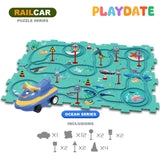Playdate Rail Car Puzzle Series -Starter Set