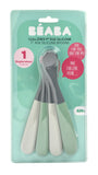 BEABA SET OF 4 1ST-AGE SILICONE SPOONS TWO-TONE