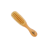 KENT Finest Soft Pure White Bristle Cherrywood Baby Brush