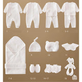 Cocolala My First - Lux White Clothing Gift Set