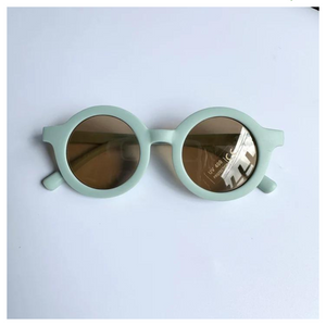 Blooming Wisdom - Round Fashion Sunglasses (With Case)