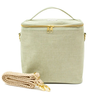 Soyoung Large Insulated Bag With braided Strap