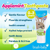 Brush-Baby Applemint Baby Toothpaste