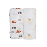 Lulujo Cotton Muslin (Set of 2)