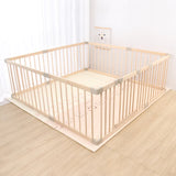 Olive & Cloud Wooden Playpen