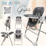 Snug Lab Siesta 5in1 Baby Feeding and Lounge Chair