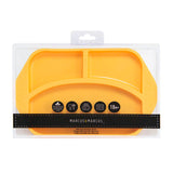 Marcus Silicone Divided Plate - Giraffe