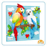 Kiddora - Parrot 3D Mural Bricks