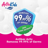 ActivKidz Drypers AntiBac Moistfoam Shampoo 550ml