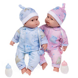 Lots to Cuddle Babies 13 inches Like life Twins Soft Body Baby Dolls